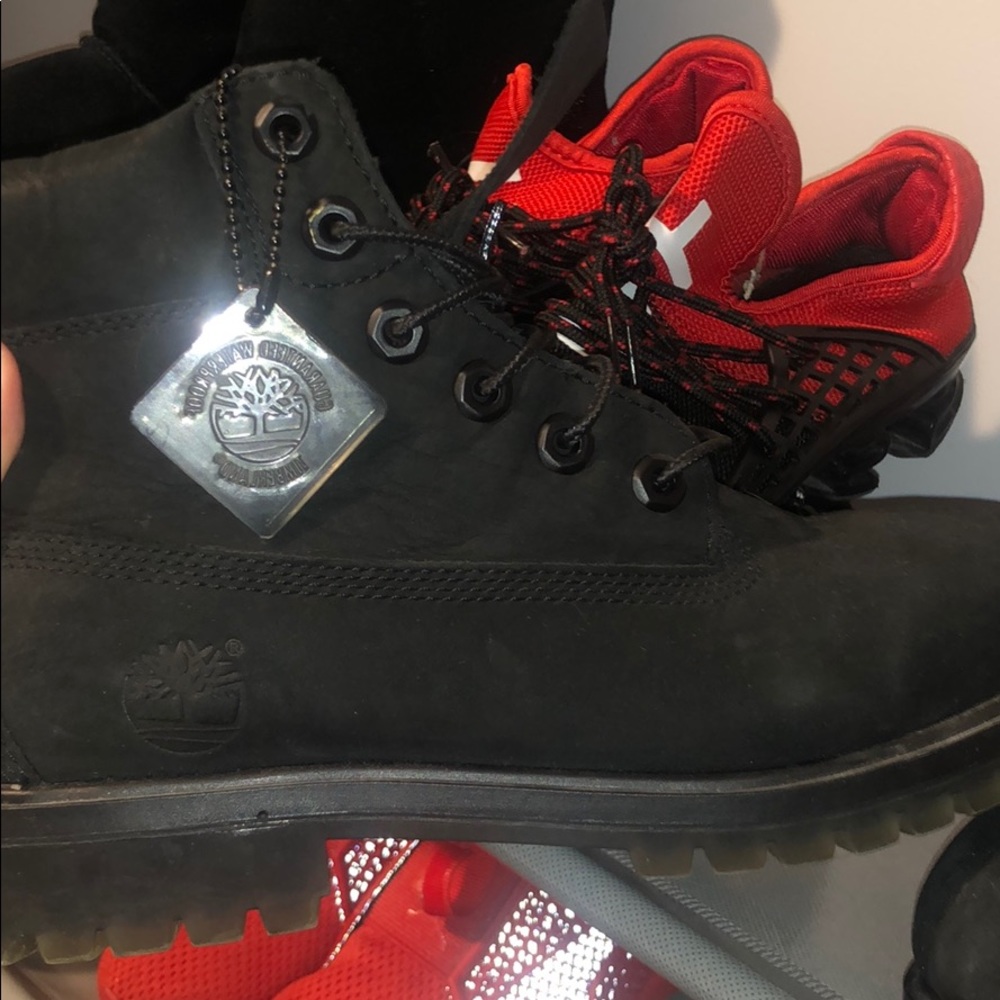 Tims,clear bottom exclusives 6 in boys 7 in women